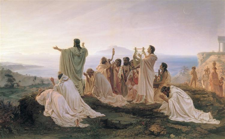 Pythagoreans celebrate sunrise image by Bronnikov